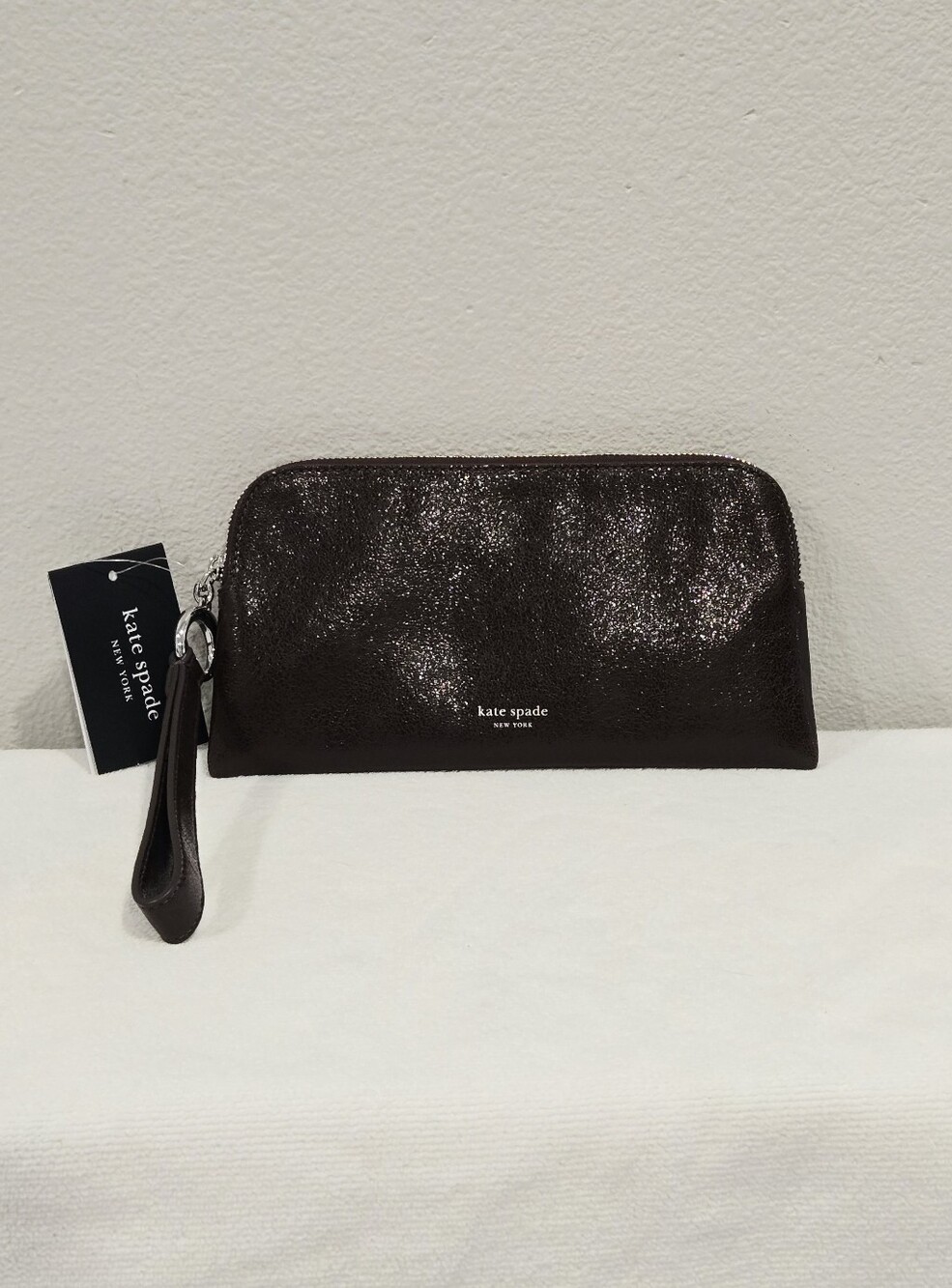 kate spade NWT Hot Fudge Wristlet Clutch with Strap